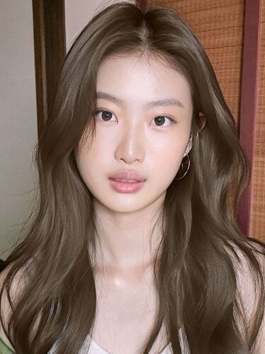 面長 ヘアスタイル-no makeup