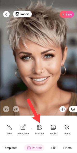 Eyebrow filters-Select makeup