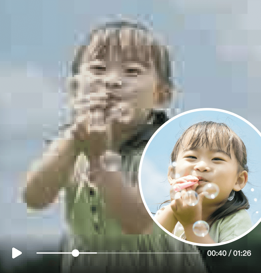 AI Video enhancer